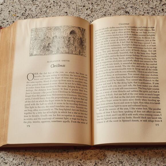 VTG Hardcover 'The Fireside Book Of Christmas Stories' 1945 Illustrated Stories - Picture 13 of 16